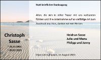eine Anzeige