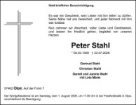 eine Anzeige